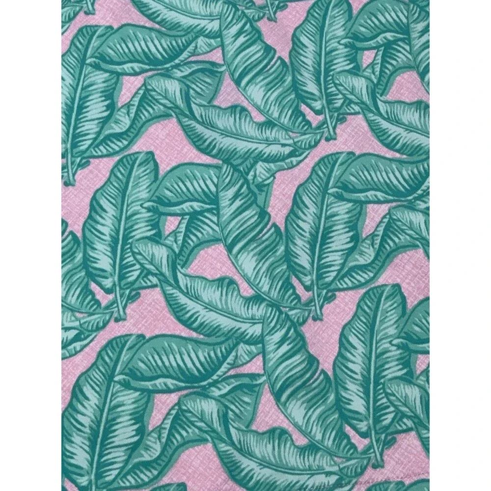 Vineyard Vines Men's Banana Leaf Shorts 44 Green Pink Preppy Hamptons Resort